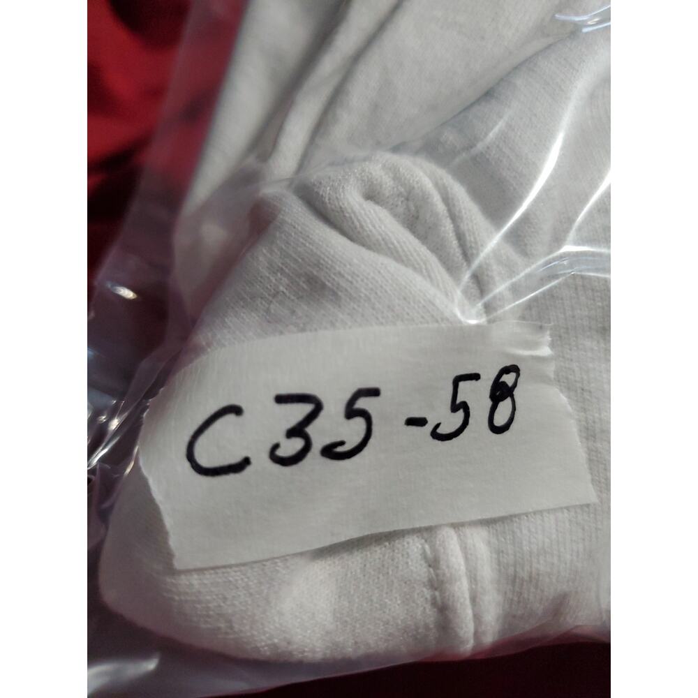 Champion Sz M Looney Tunes Hip Hop Bugs Bunny Taz Crewneck Sweatshirt White C35 - Picture 8 of 8